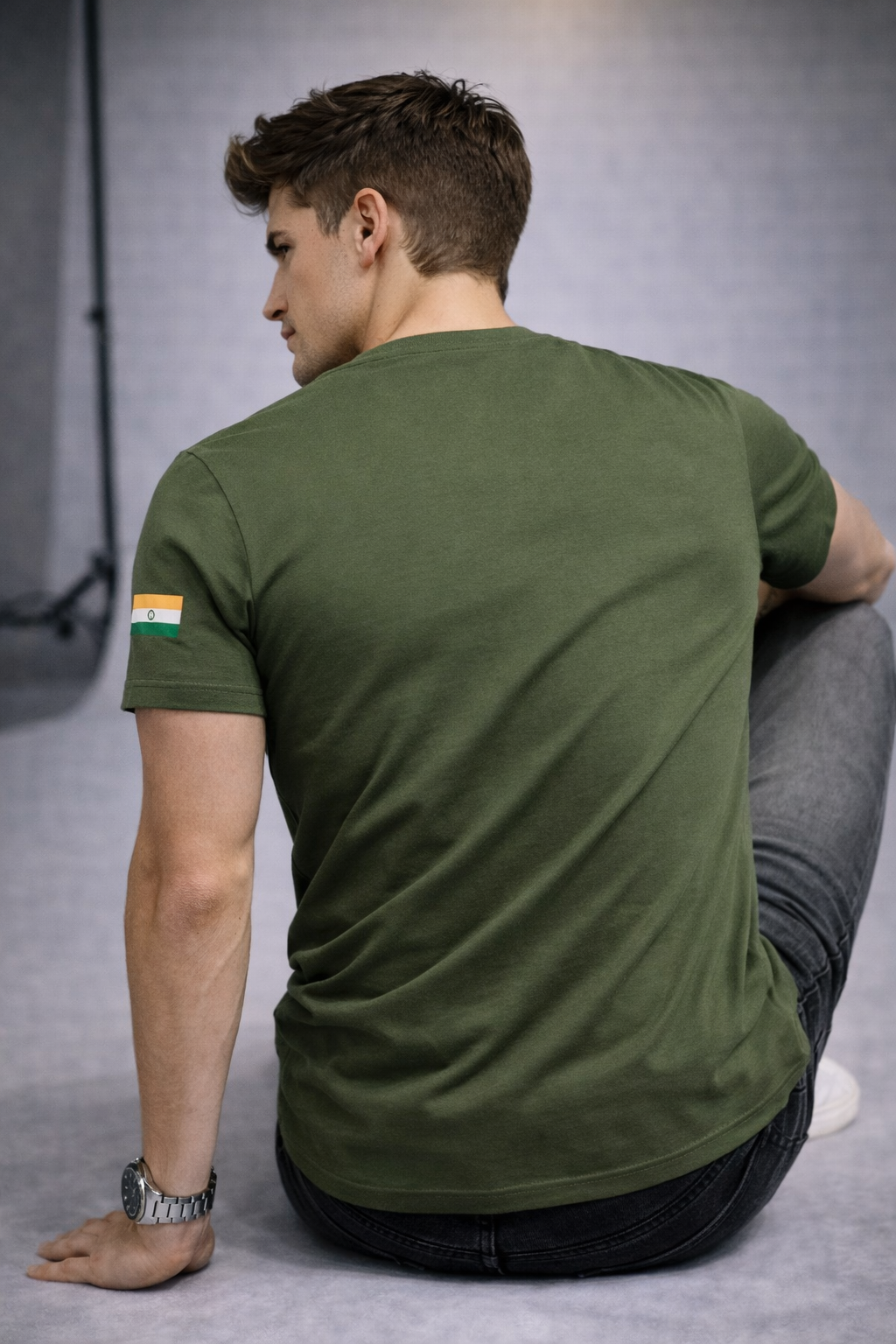 Indian Air Force Patriotic Graphic Premium Cotton T-Shirt