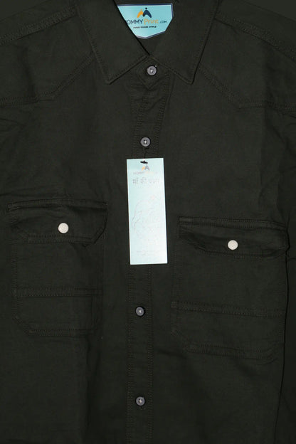 Hunter Green Utility Shirt