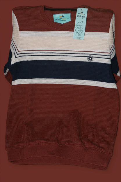 Auto Striper Cores Knitted  Brown