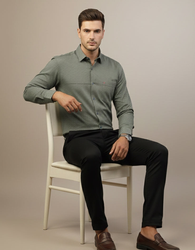 The Urban Geo-Pattern Smart Smart Shirt