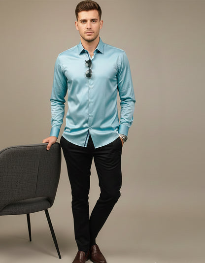 The Luxe  Satin Shirt