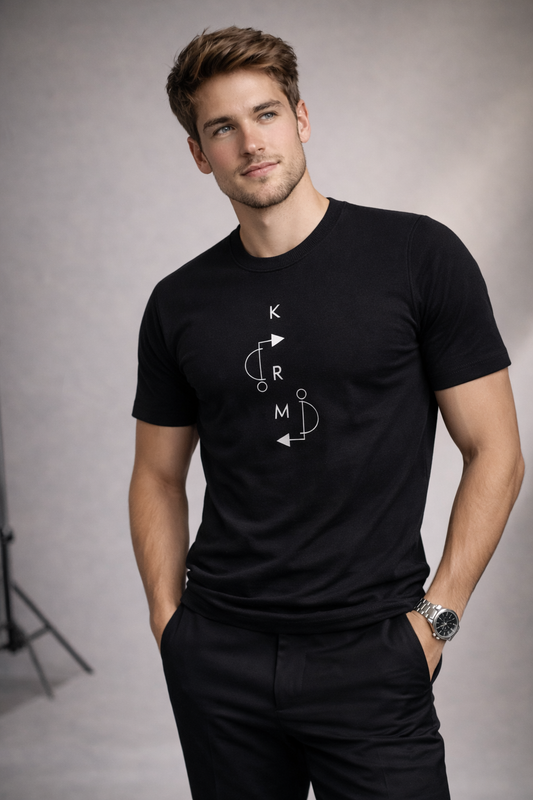 KARMA Minimal Graphic Premium Cotton T-Shirt