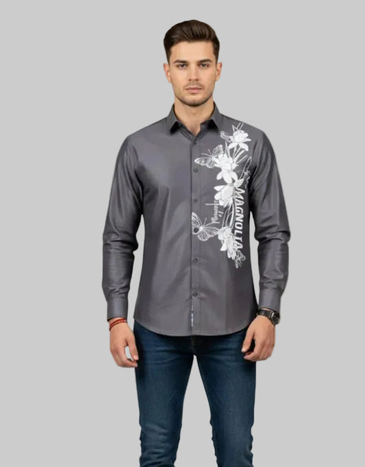 Gloss Petal Casual Shirts
