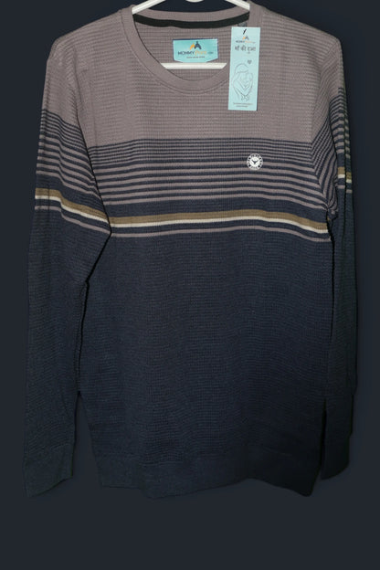 Premium Navy Blue Cores Knitted