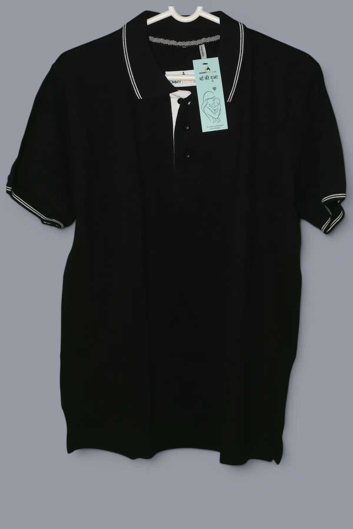 Contrast-Stitch Polo Shirt