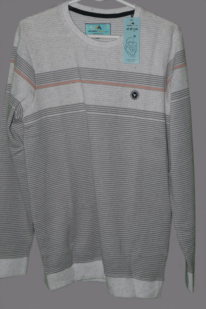 Men’s Premium Knitwear T-Shirt – Light Beige