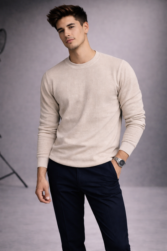 Popcorn Lycra Premium Full Sleeve T-Shirt