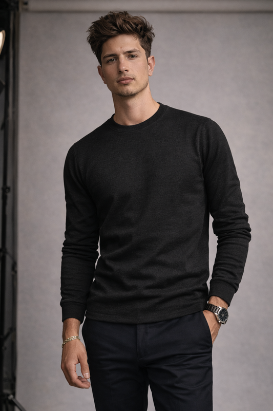 100% high-quality cotton Premium Cotton Popcorn Black