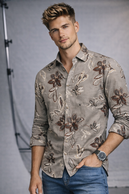 Abstract Floral Print