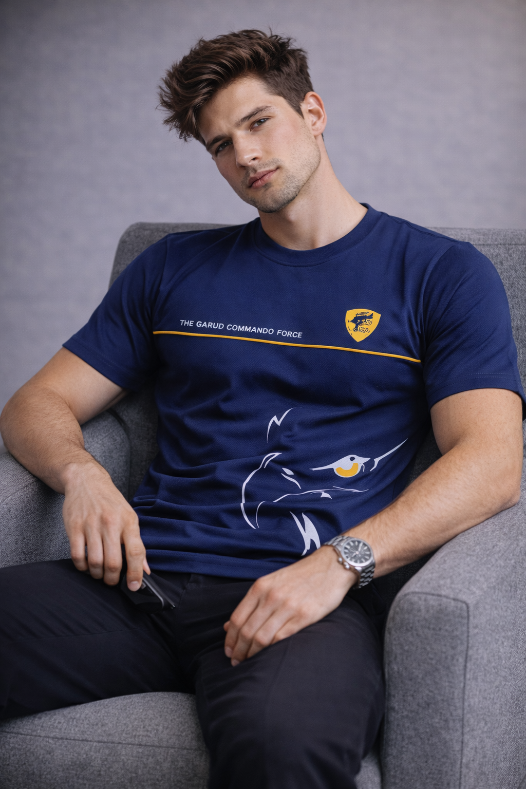 Garud Commando Force Graphic T-Shirt
