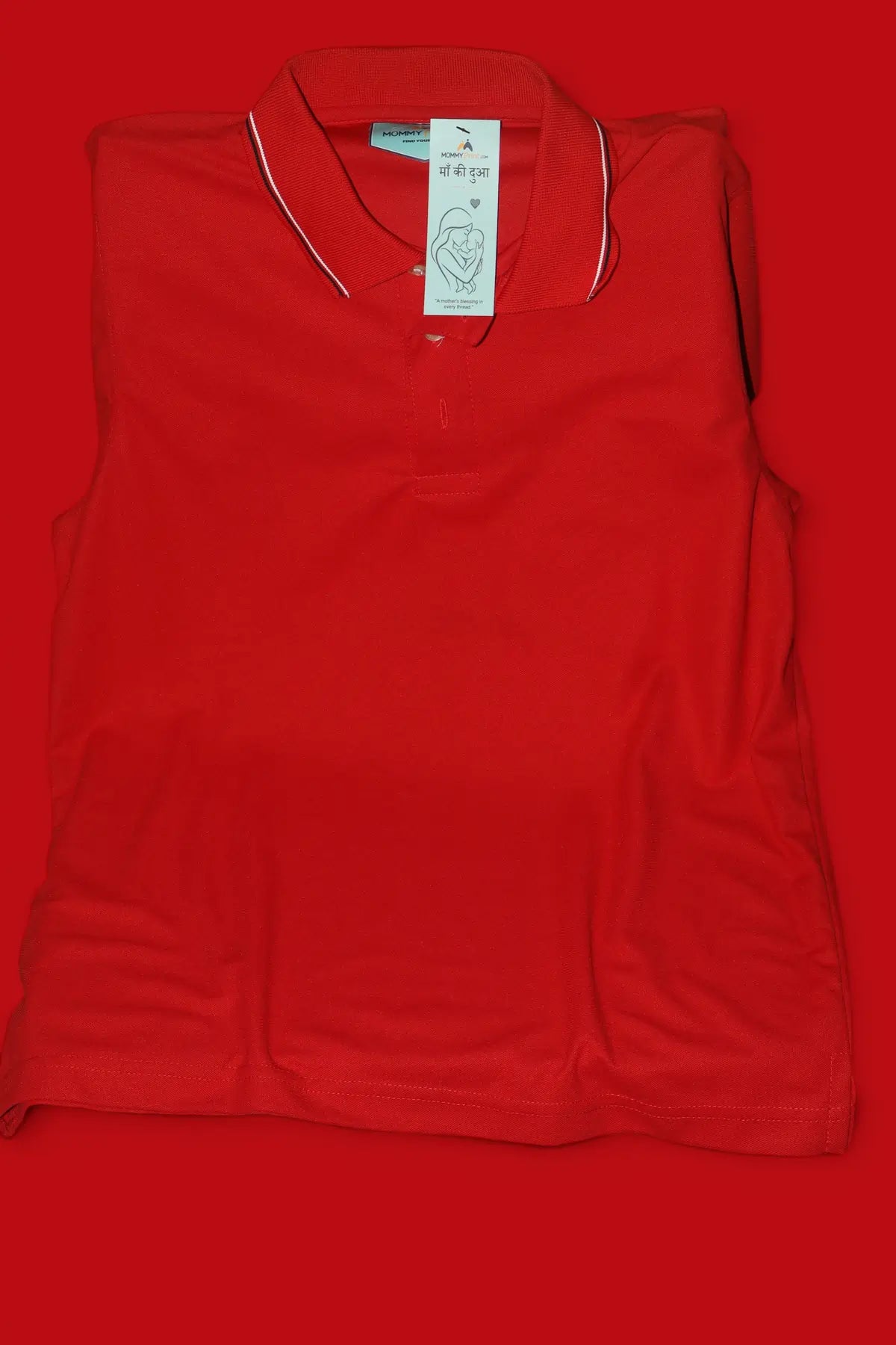 Red Polo T-shirt (Cooltex Tipping)