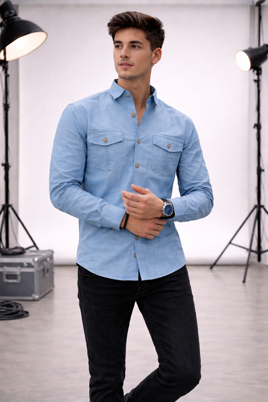 Sky Blue Duel Pocket