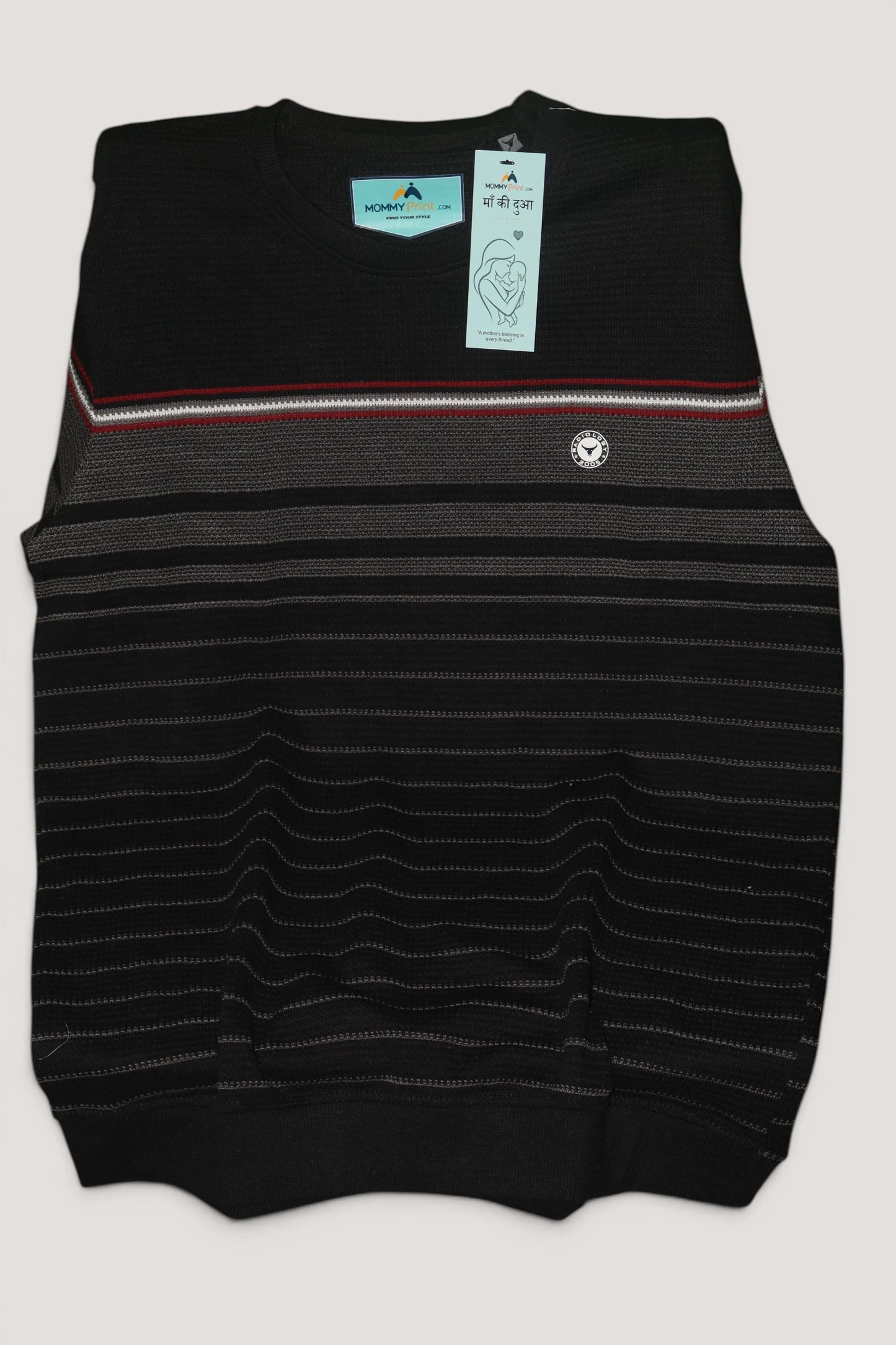 Menâ€™s Premium Black Auto Striper Cores Knit