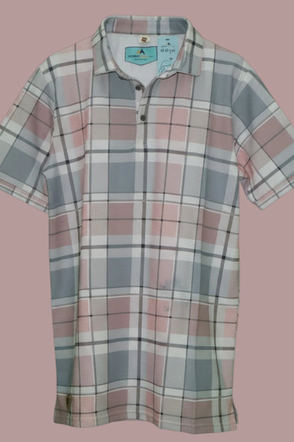 Premium Checked Polo T-shirt