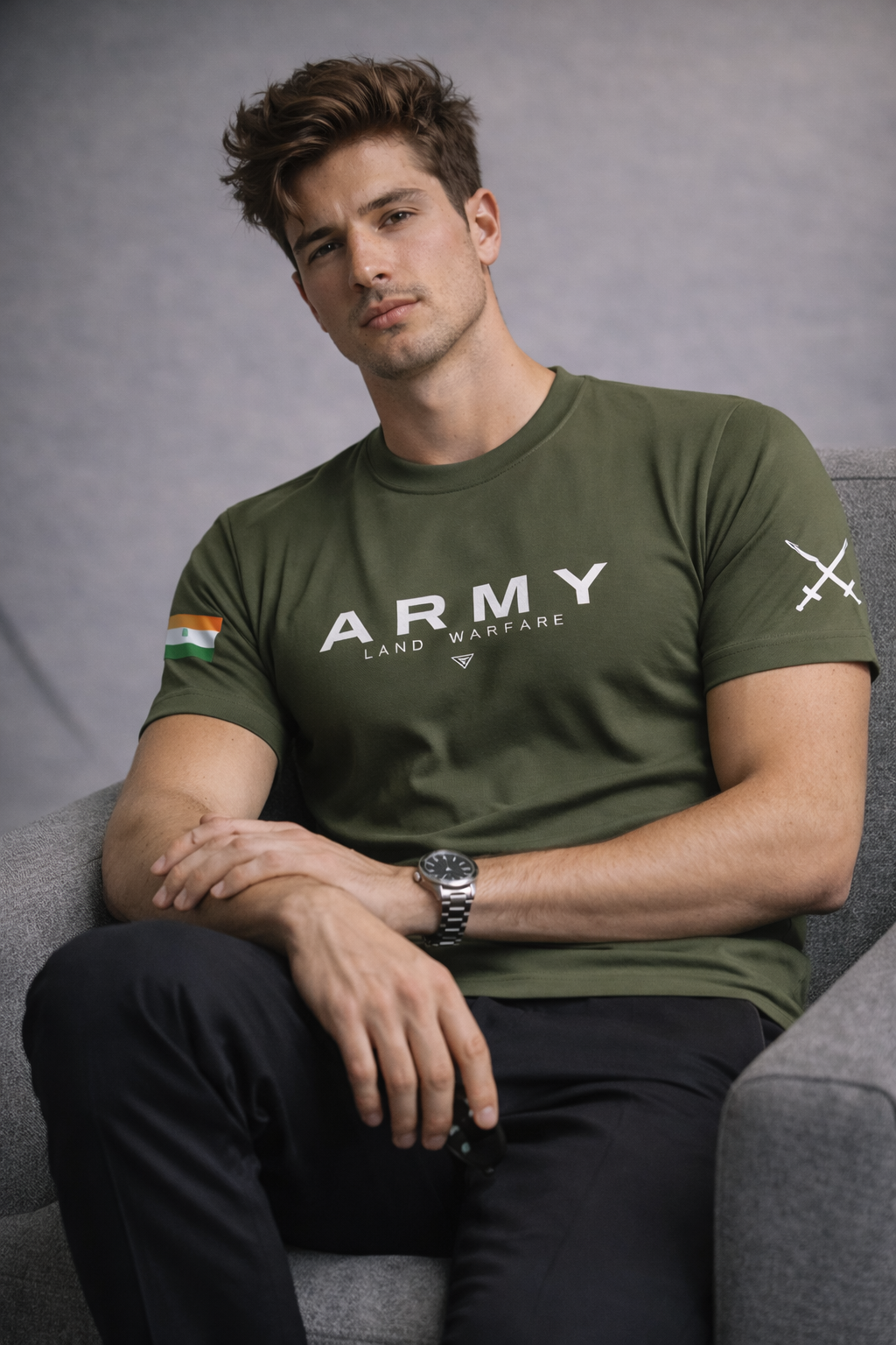 Army Land Warfare Graphic T-Shirt