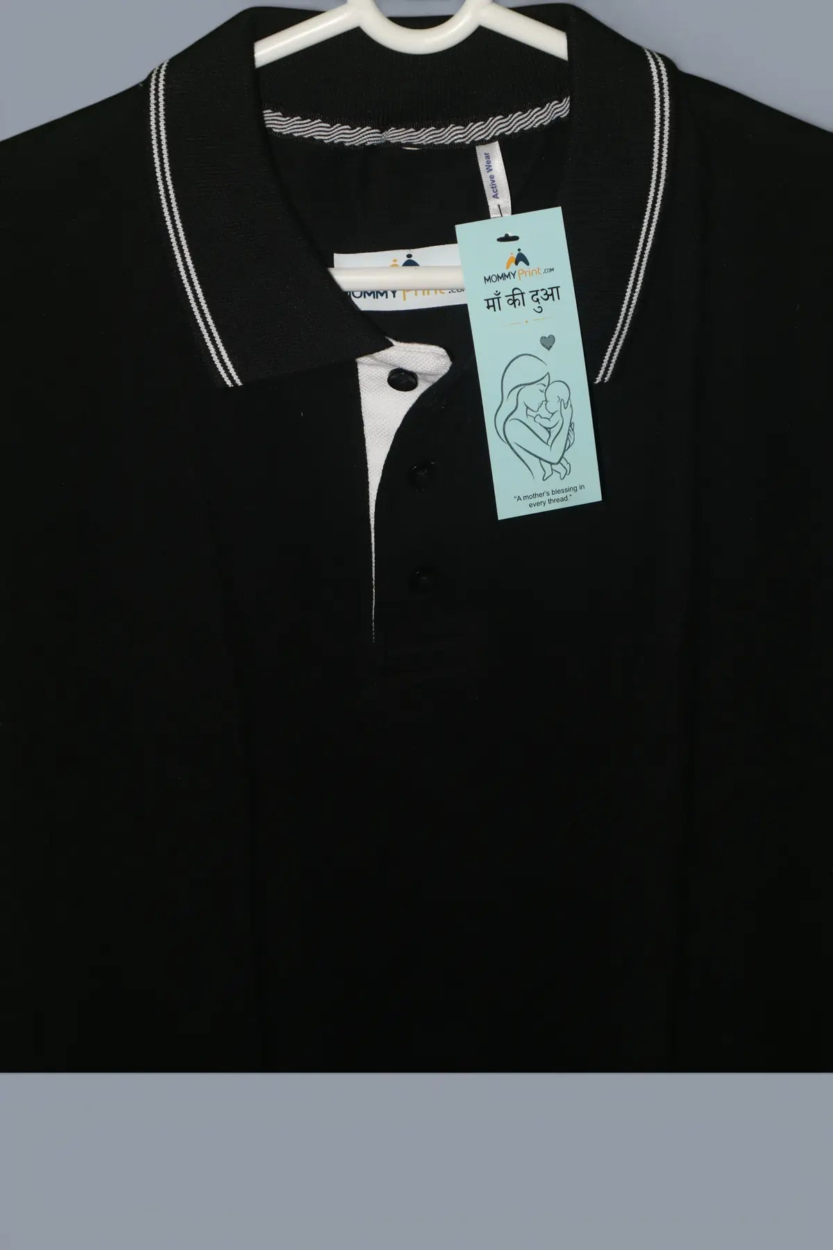 Contrast-Stitch Polo Shirt