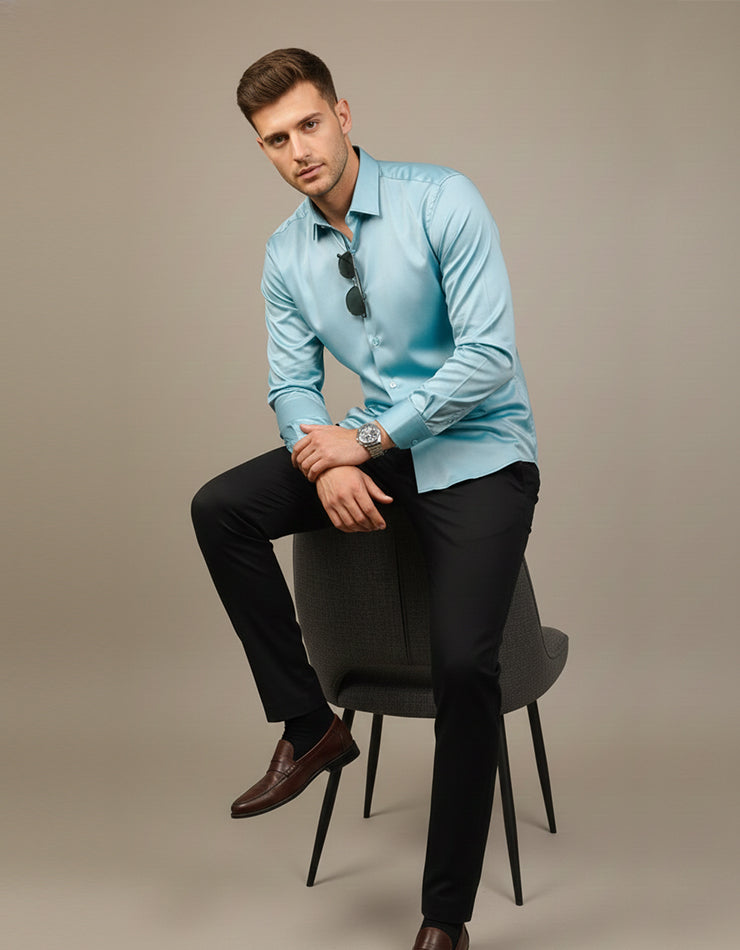 The Luxe  Satin Shirt