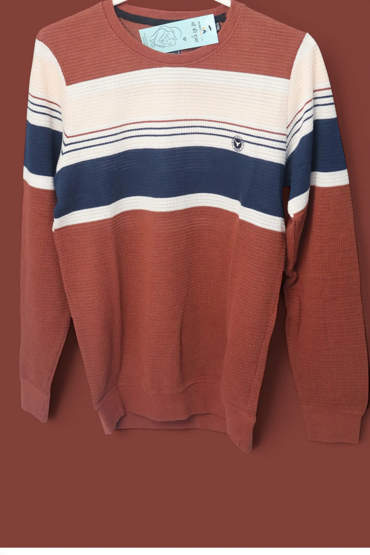 Auto Striper Cores Knitted  Brown