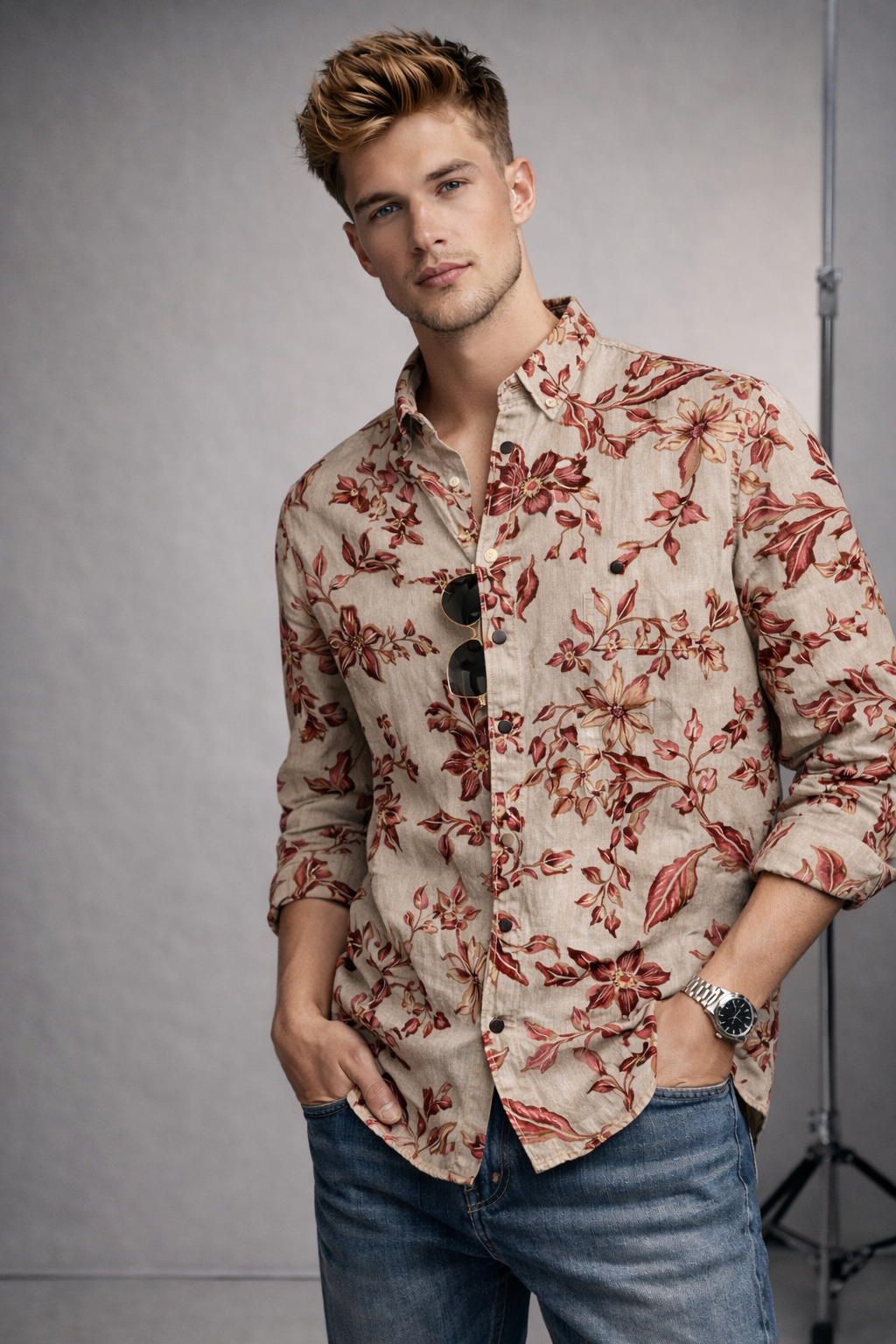 Floral Print Shirt