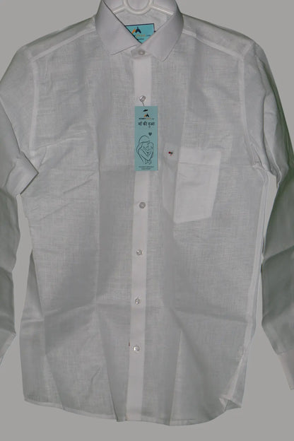 Premium Linen Shirt â€“ Classic White
