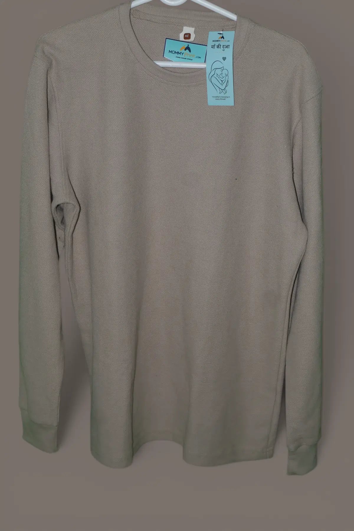 Premium Cotton Popcorn Lycra Full Sleeve T-Shirt
