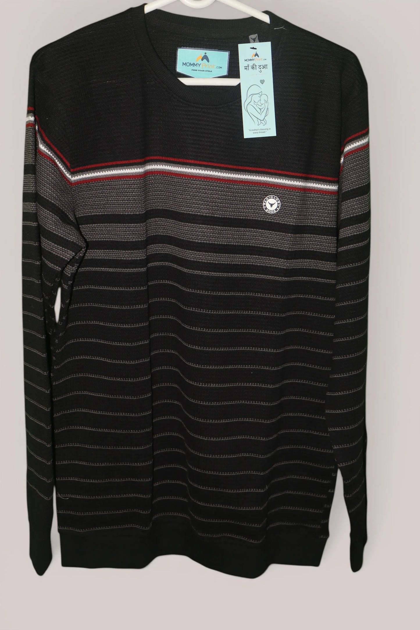 Menâ€™s Premium Black Auto Striper Cores Knit