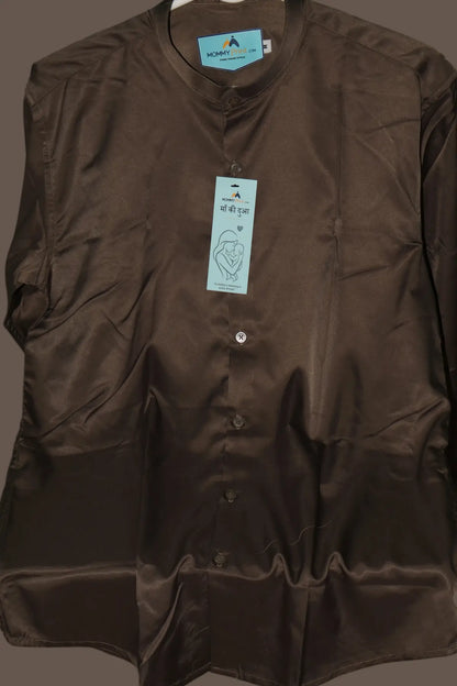 The Modernist Band Collar Shirt.