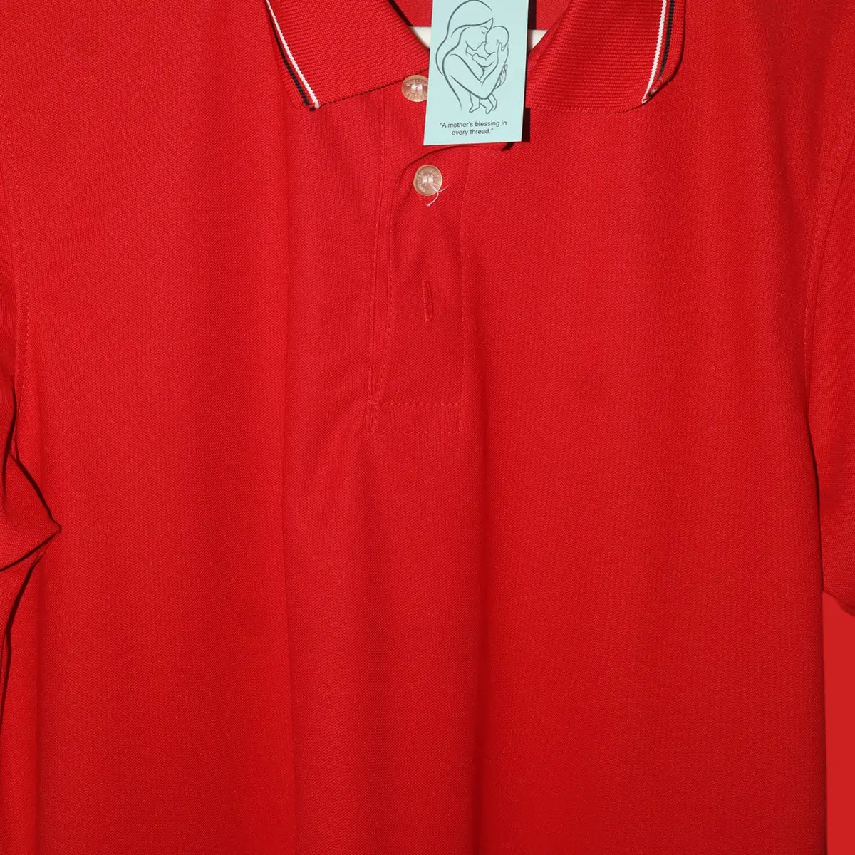 Red Polo T-shirt (Cooltex Tipping)