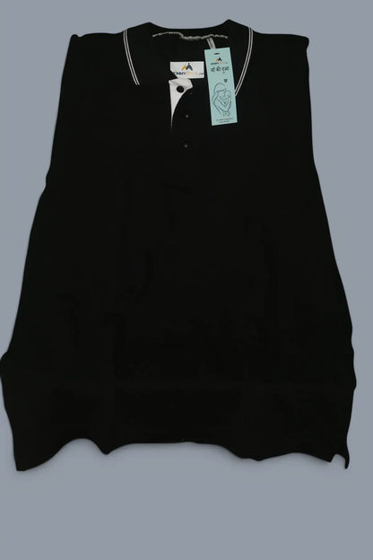 Contrast-Stitch Polo Shirt