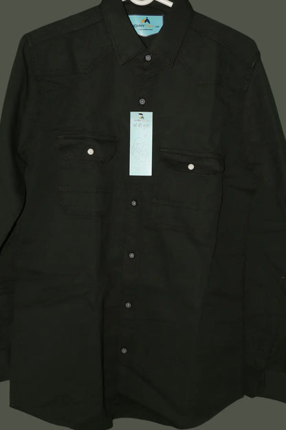 Hunter Green Utility Shirt