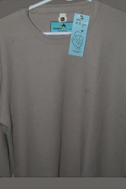 Premium Cotton Popcorn Lycra Full Sleeve T-Shirt