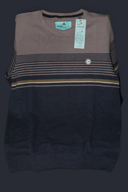Premium Navy Blue Cores Knitted