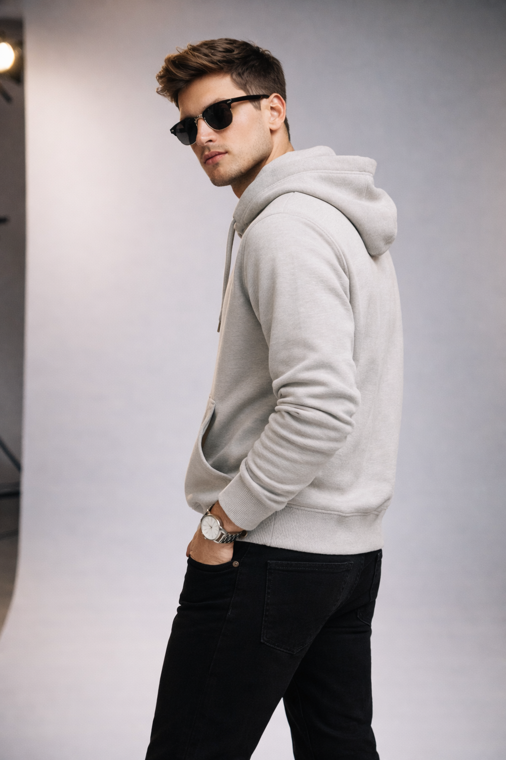 Plain Prints Hoodies