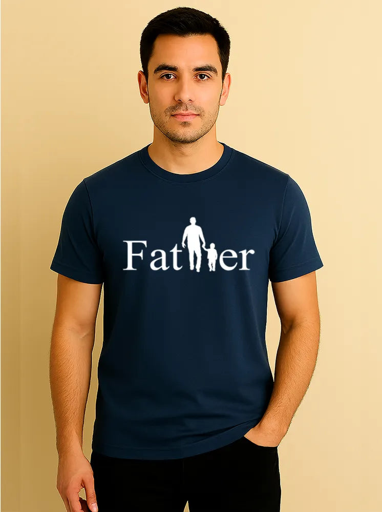 Father Round Neck T-shirts