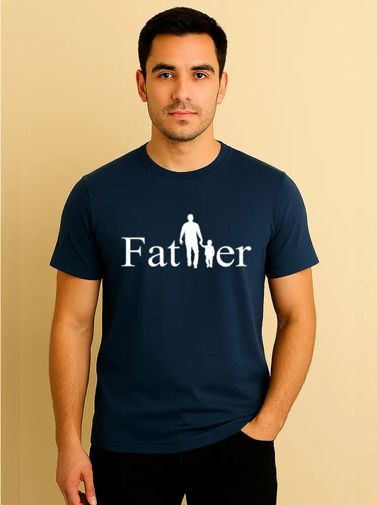 Father Round Neck T-shirts