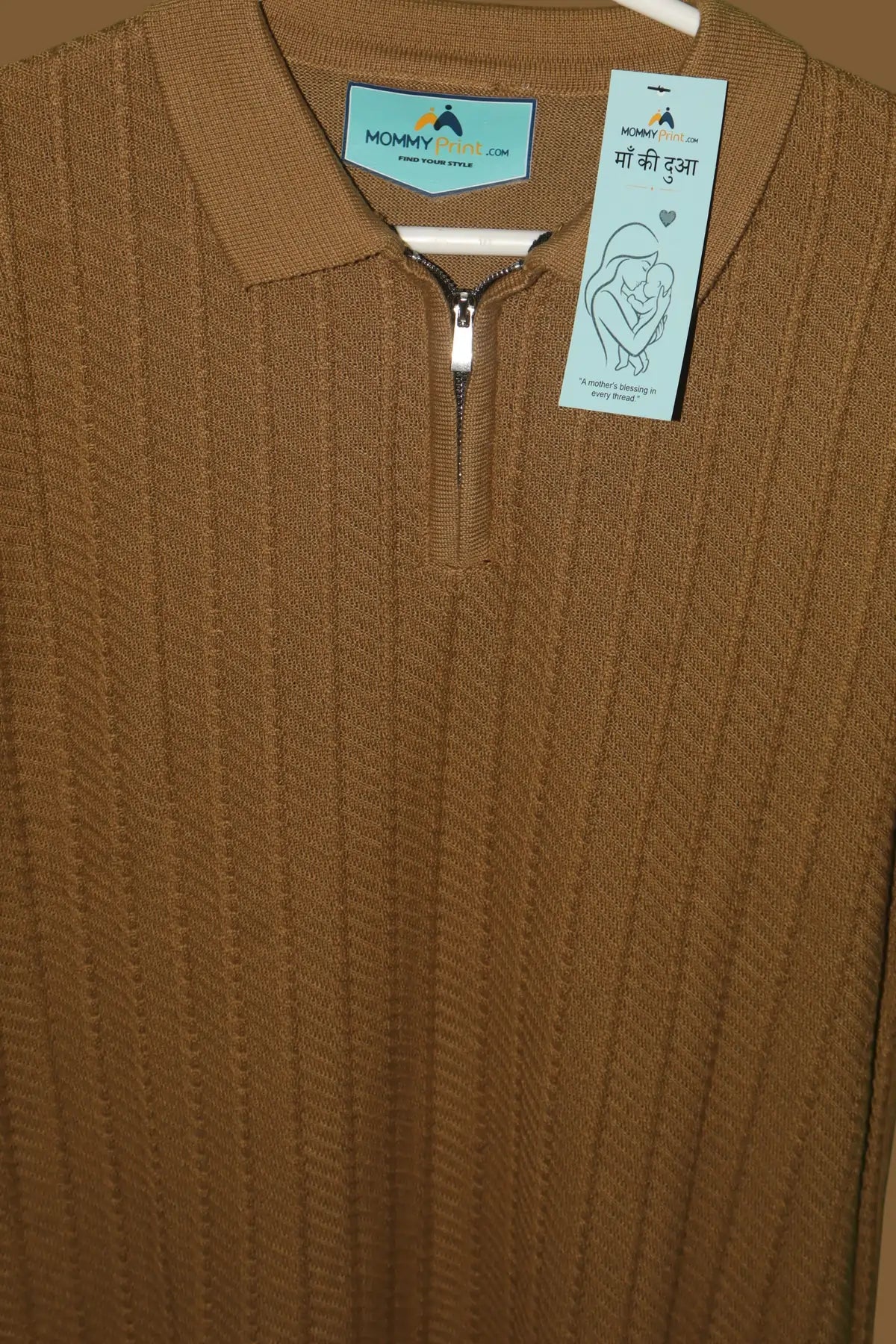 Zip Polo T -Shirt