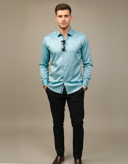 The Luxe  Satin Shirt