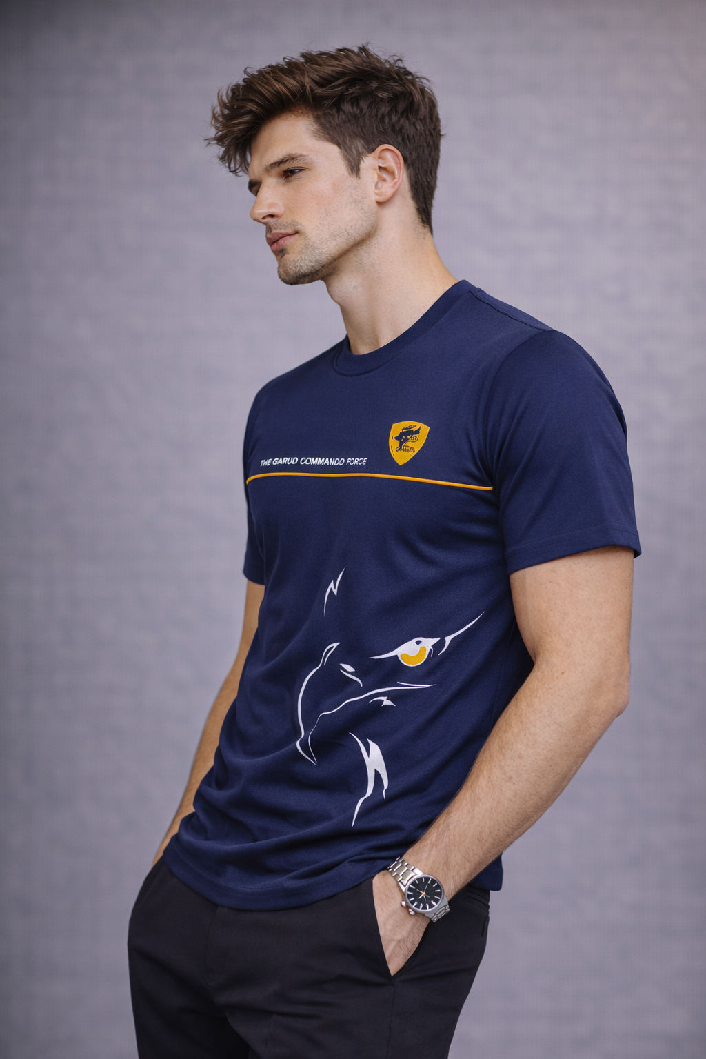 Garud Commando Force Graphic T-Shirt