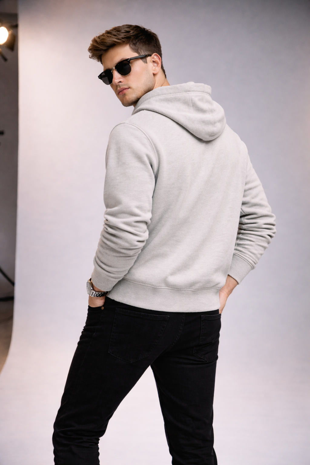 Plain Prints Hoodies