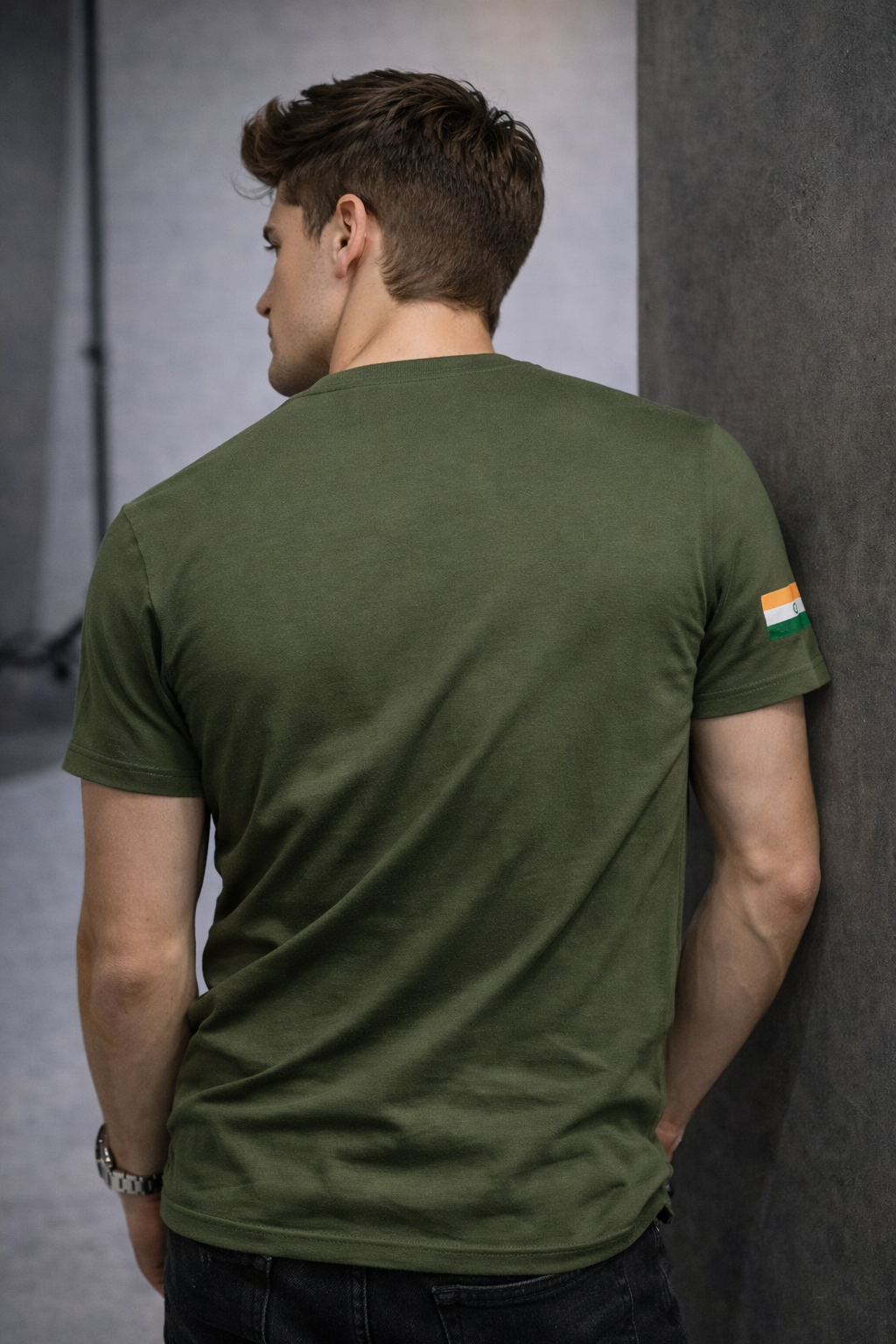 Indian Air Force Patriotic Graphic Premium Cotton T-Shirt