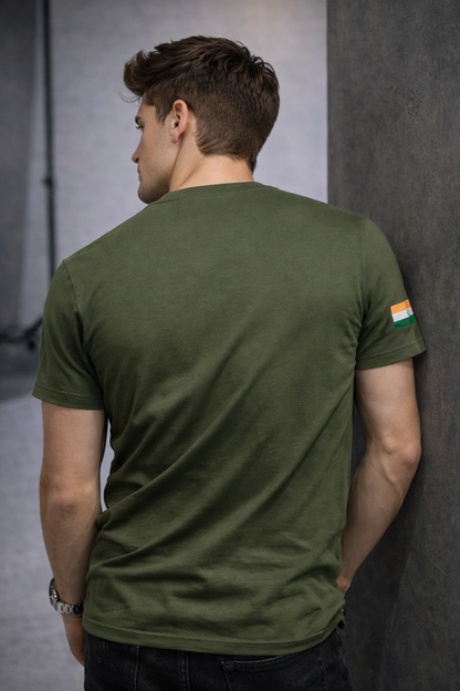 Indian Air Force Patriotic Graphic Premium Cotton T-Shirt