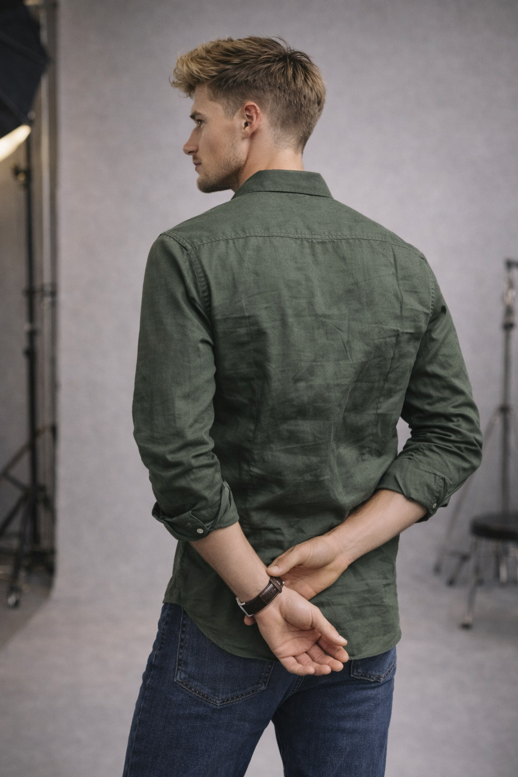 Hunter Green Utility Shirt