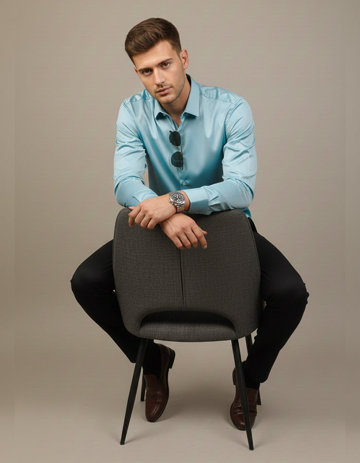 The Luxe  Satin Shirt