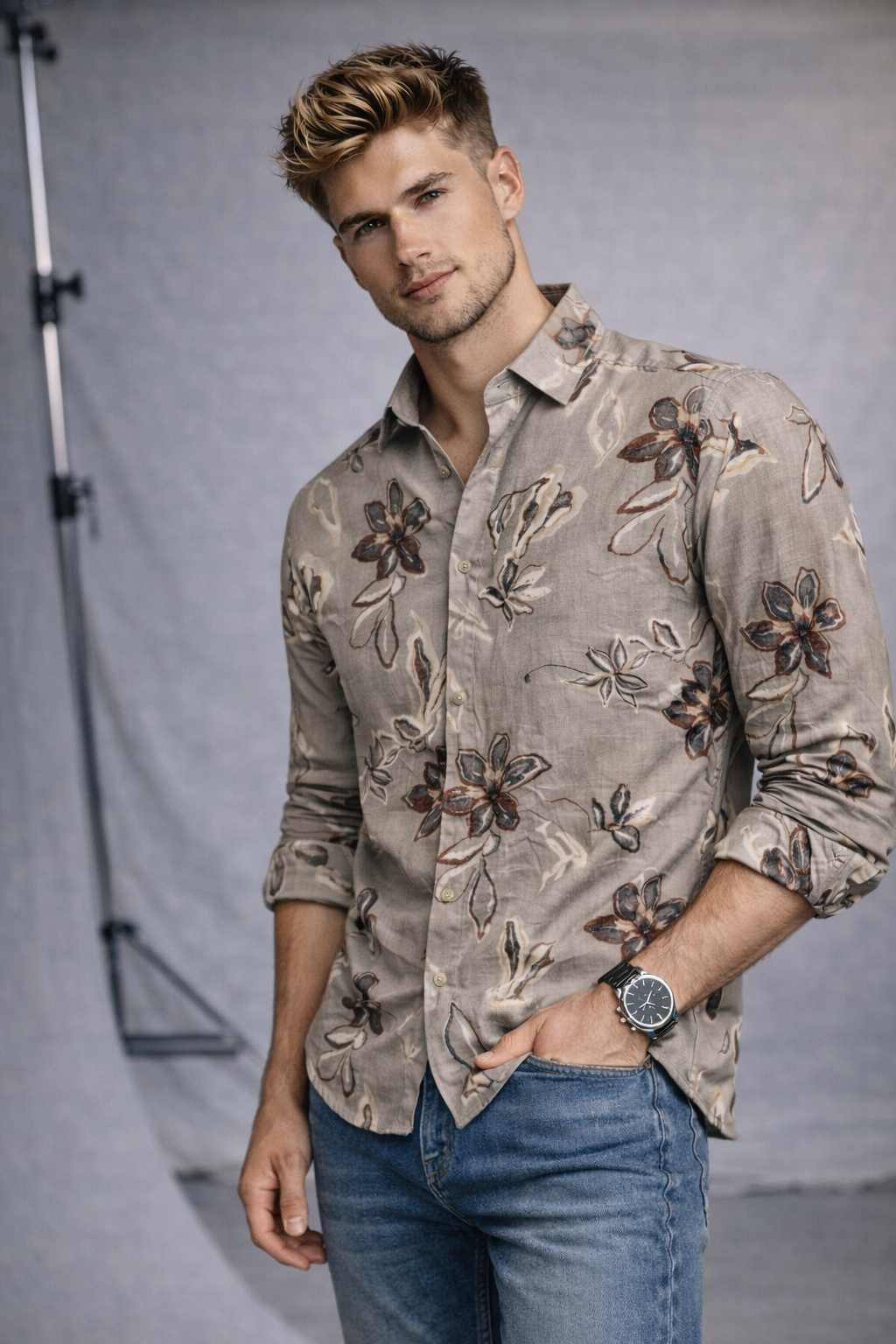 Abstract Floral Print