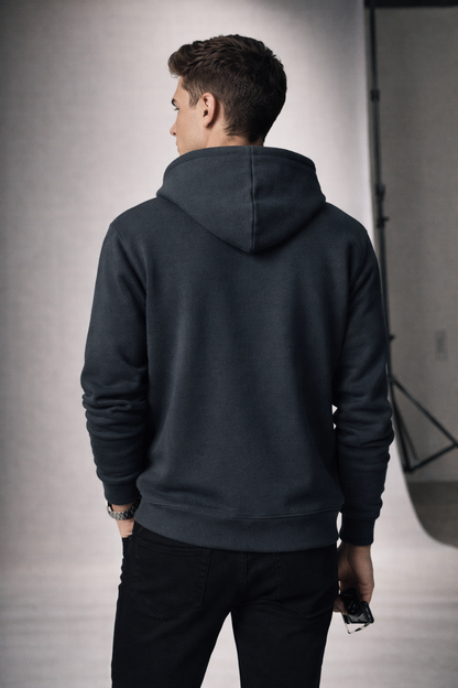 Urban Core Solid Hoodie Sweatshirt