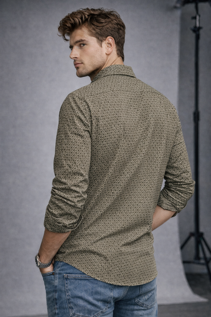 The Urban Geo-Pattern Smart Shirt