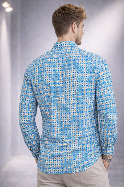 Small-scale Floral Shirt