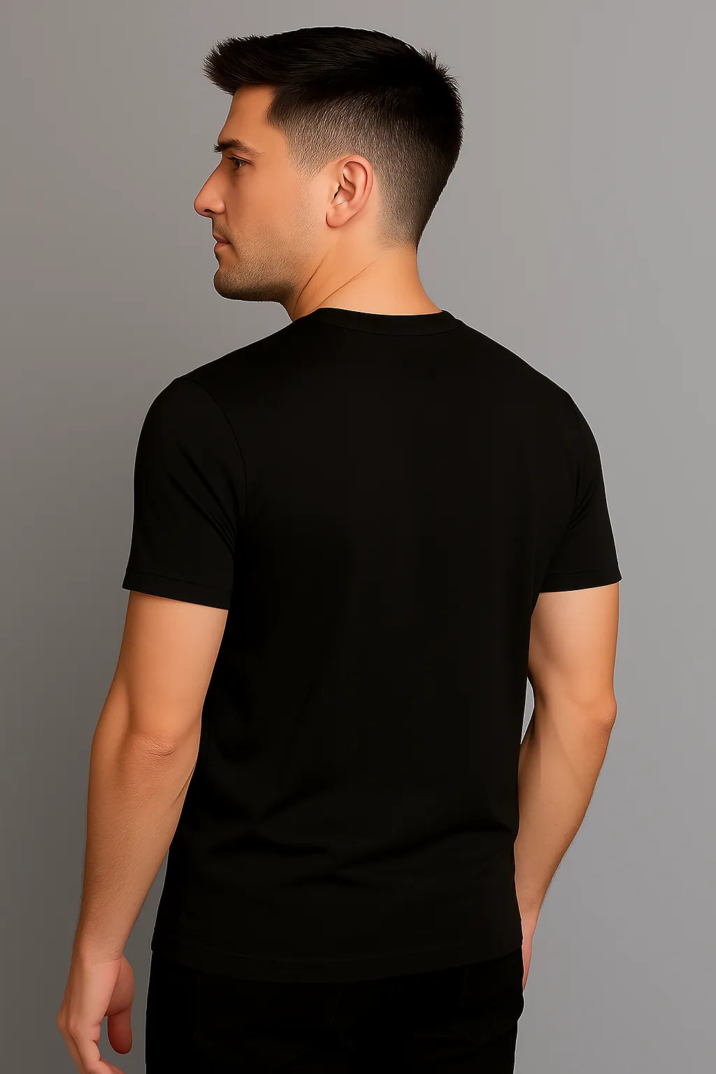 Stay Sanskari Prints Round Neck T-shirts