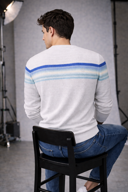 Light Gray Menâ€™s Premium Knitwear