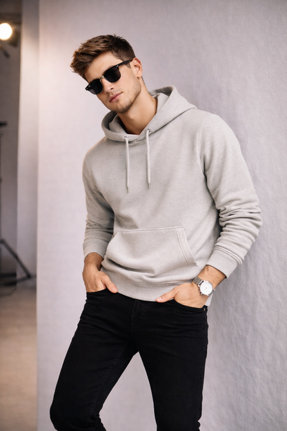 Plain Prints Hoodies